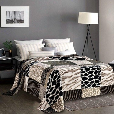 Плед 200х220 см, велсофт, 280г/м пэ100%