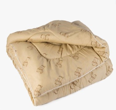 Одеяло Верблюд зимнее 200х220 см,  МИКС полиэфирное волокно, п/э 100%