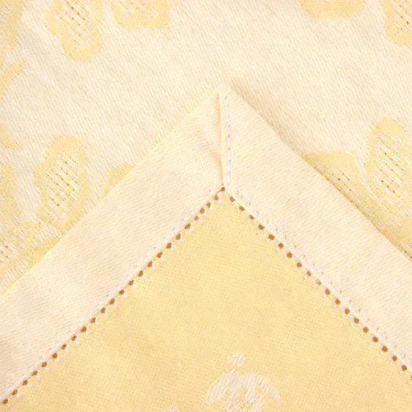 Столовый набор "Этель" (скатерть 150х300 см, салфетки 45х45 см - 12 шт.) цвет шампань, хл. с ВМГО