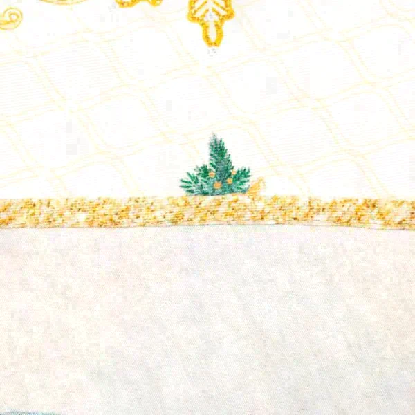 Скатерть "Этель" Golden Christmas  d=150 +/- 3см с ГМВО, 100%хл, саржа 190 гр/м2
