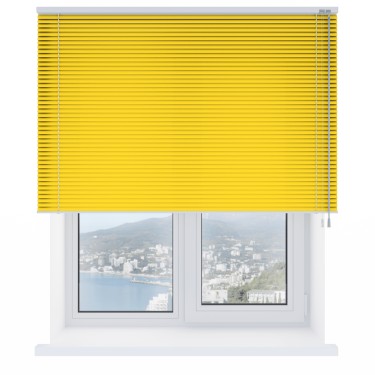 Горизонтальные жалюзи 309 желтые