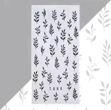 Полотенце именное махровое "Этель" Таня 70х130см, 100% хлопок, 420гр/м2