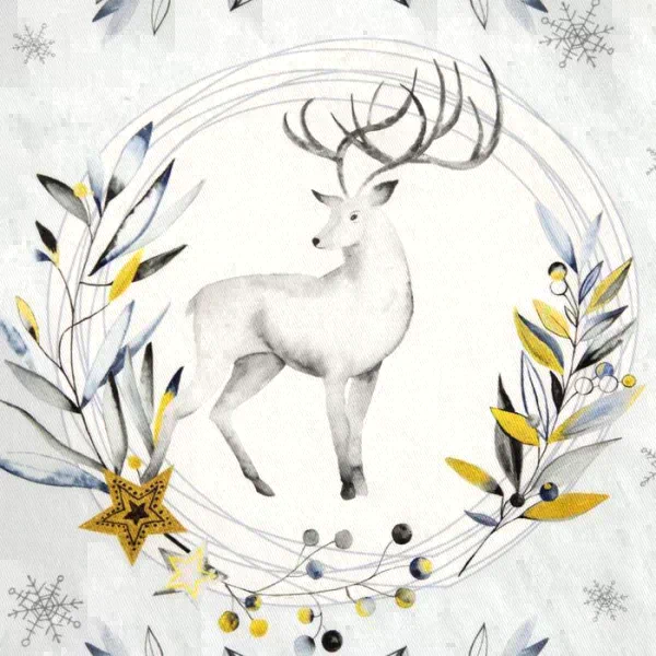 Новогоднее полотенце "Этель" Snow animals 40х73 см, 100% хл, саржа 190 гр/м2