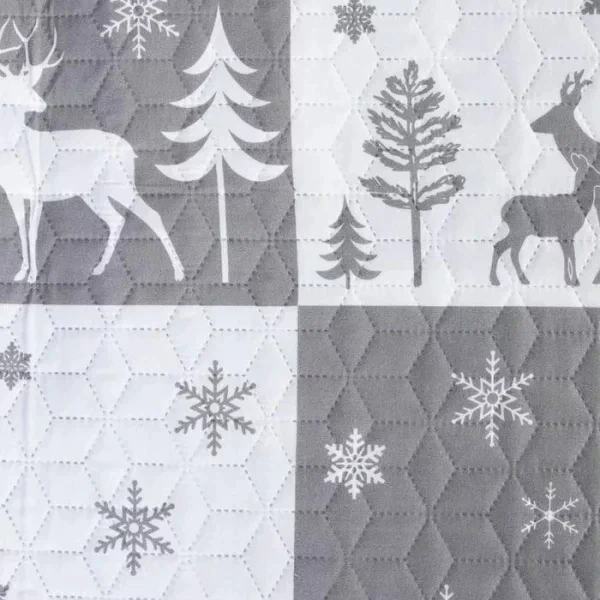 Покрывало LoveLife евро макси "New year forest" 240*210±5см