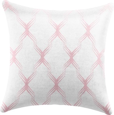 Подушка квадратная Cortin «Розовые ромбы»