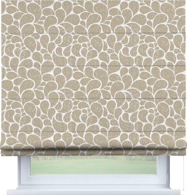 Римская штора «Кортин» для проема «Бумажные лепестки»