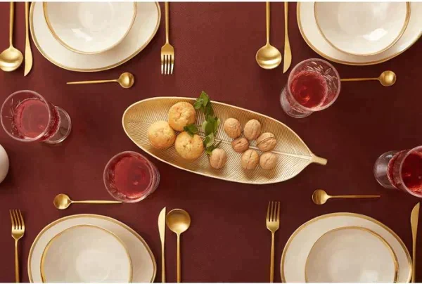 Скатерть "Этель" Cozy 150*180 +/-3см, цв.шоколад, пл. 192 г/м2, хл с ВГМО