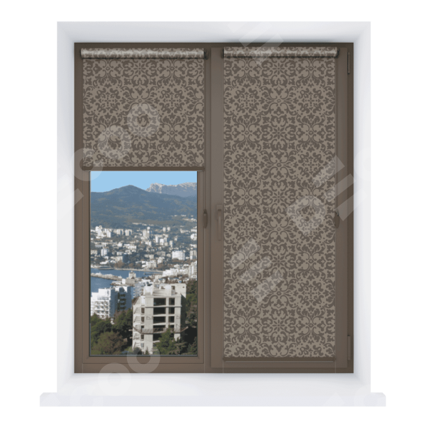 Рулонная штора Мини Дамаск 11