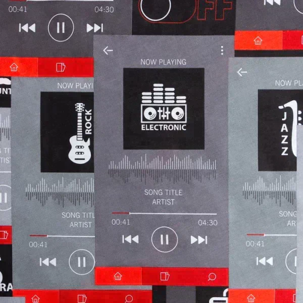 Постельное белье Этель 1.5 сп Music 143*215 см,150*214 см, 70*70 см 2 шт, бязь