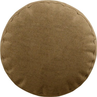 Подушка круглая Cortin лён димаут коричневый