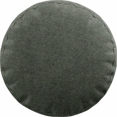 Подушка круглая «Кортин» лён димаут тёмно-серый