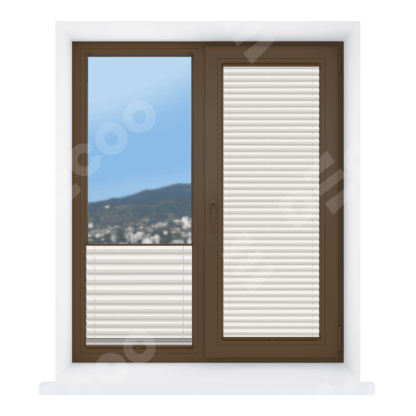 Штора плиссе Жемчуг белый