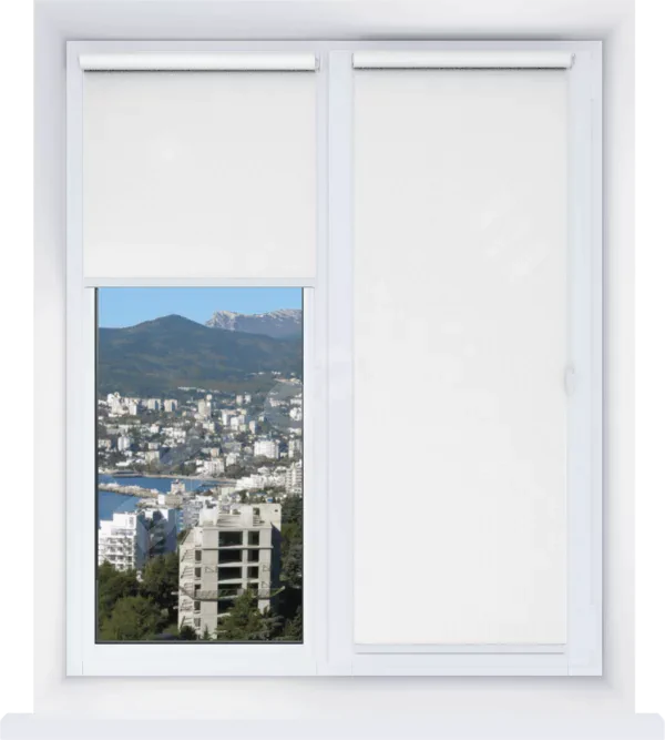 Рулонная штора Мини Эко белый 01