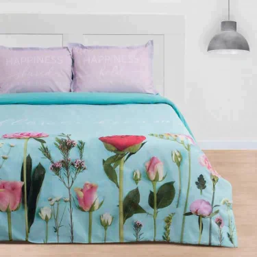 Постельное бельё "Этель" 1.5 сп Flowers dream 143х215 см,150х214 см, 50х70+3 - 2 шт