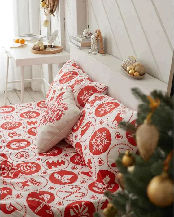 Постельное белье LoveLife 2сп "New Year's gifts" 175*215см,200*225см,50*70см-2шт