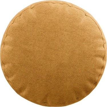 Подушка круглая Cortin ткань блэкаут с блеском золотой