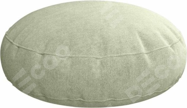 Подушка круглая Cortin лён блэкаут серо-бежевый