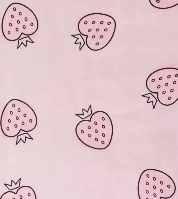 Постельное бельё «Этель» дуэт Pink strawberry 143*215 см - 2 шт, 240*220 см, 70*70 см -2 шт