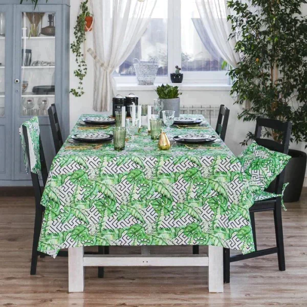 Скатерть Этель "Геометрия" 150*220 см, репс,пл.130 г/м²,100% хлопок