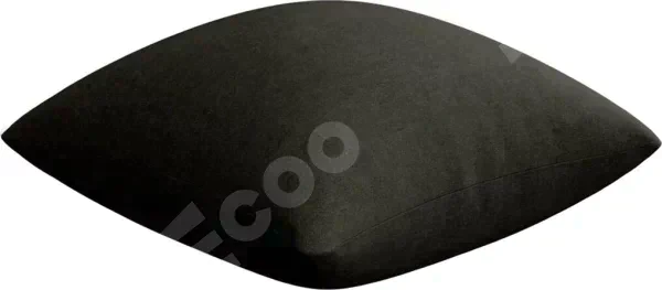 Подушка квадратная «Кортин» канвас тёмно-коричневый