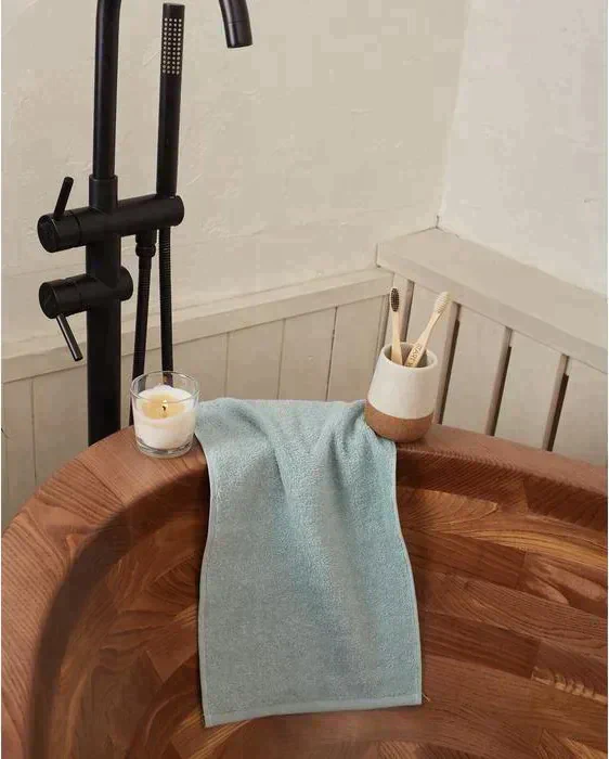 Полотенце махровое Этель Organic Mint 30х50 см, 100% хл, 420гр/м2