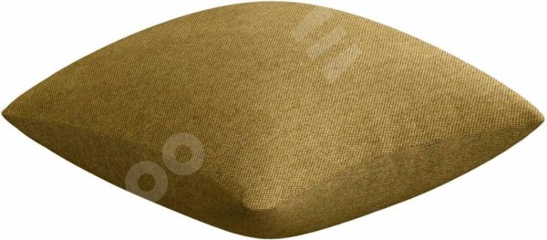 Подушка квадратная «Кортин» твид блэкаут горчица